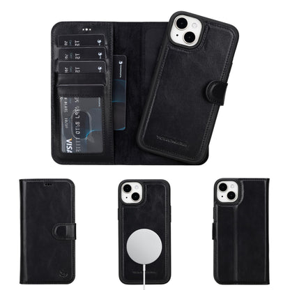 Casper iPhone 14 Series Detachable Leather Wallet Case
