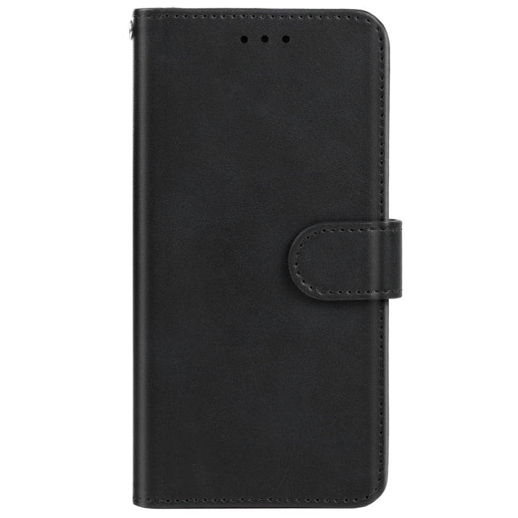 iPhone 15 Pro Max Leather Phone Case(Black)