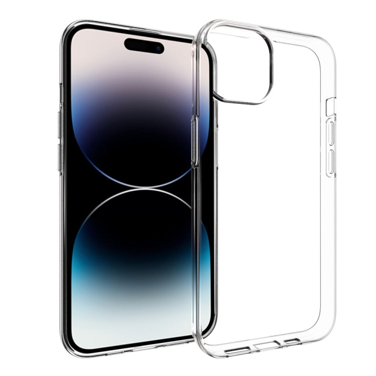 iPhone 15 Waterproof Texture TPU Phone Case(Transparent)