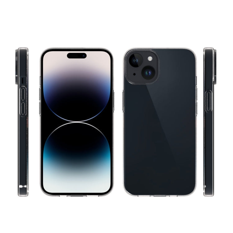 iPhone 15 Waterproof Texture TPU Phone Case(Transparent)