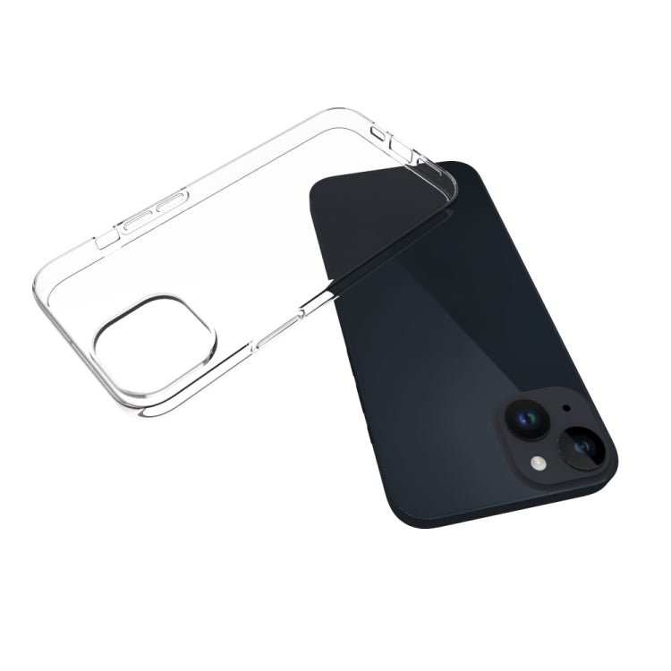 iPhone 15 Waterproof Texture TPU Phone Case(Transparent)