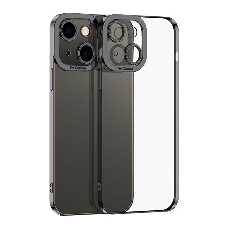 iPhone 15 Electroplating TPU Phone Case(Black)