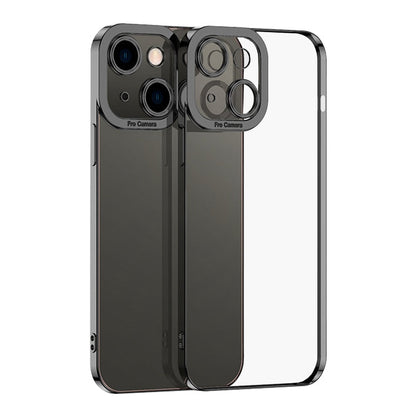 iPhone 15 Electroplating TPU Phone Case(Black)