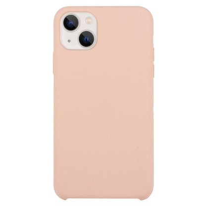 Solid Silicone Phone Case For iPhone 15(Pink)