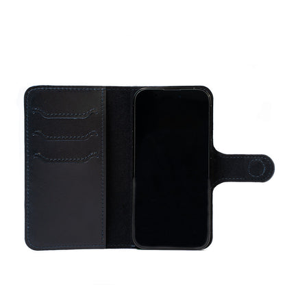 Top-Grain Leather Folio Case Wallet for iPhone 14 Series with MagSafe - Classic 4.0