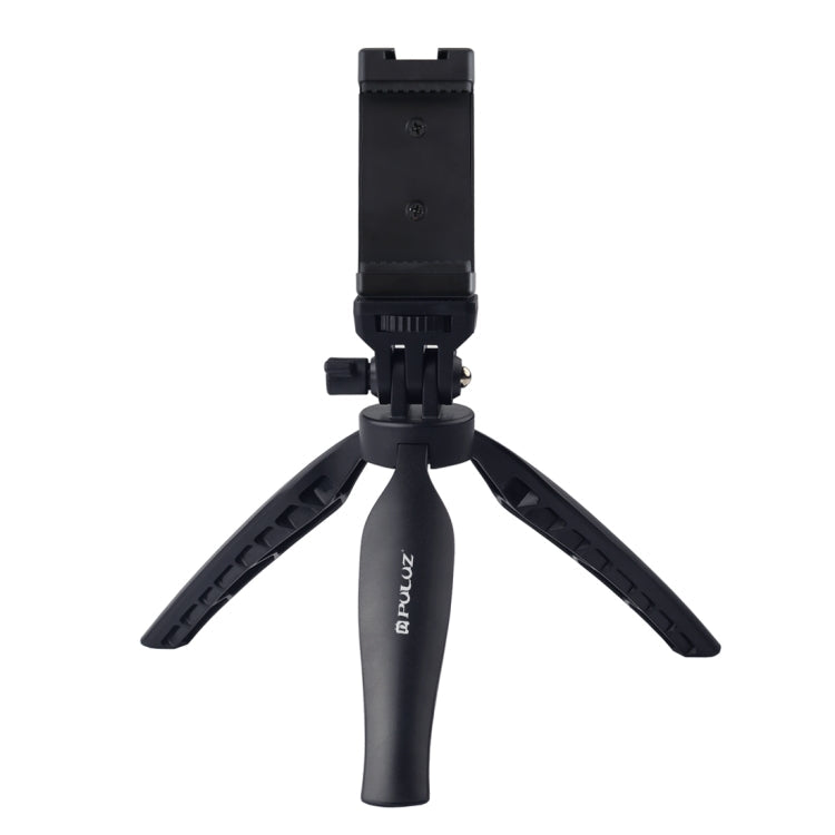 PULUZ Desk Plastic Tripod Mount with Phone Clamp & Adjusting Tripod Head for Smartphones, Plastic Tripod+Adjusting Head-1
